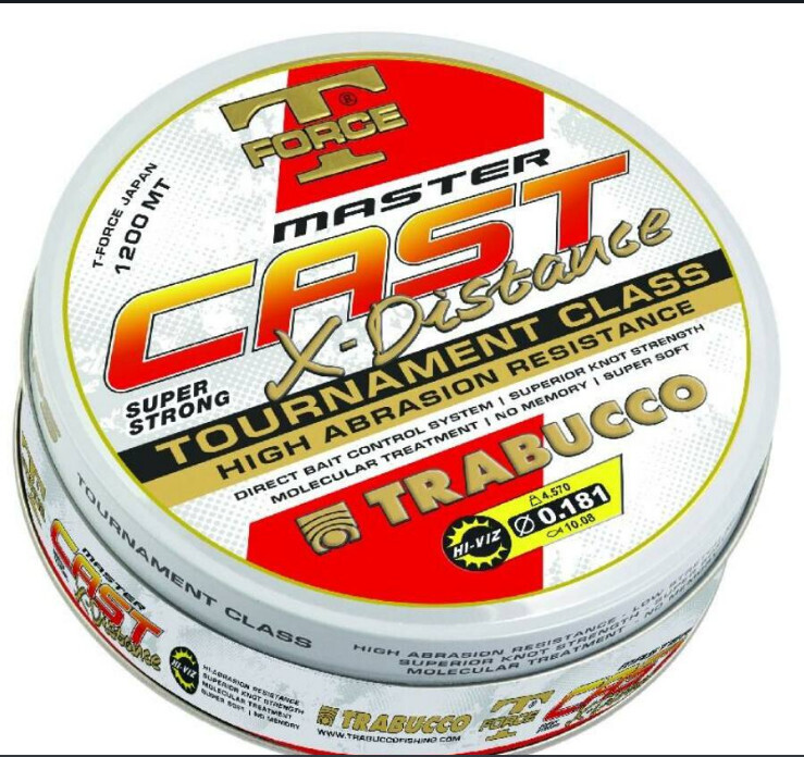 TF XPS MASTER CAST HV 1200m in presentation tins 

fluorescent  yellow with markers every 150m new 2022