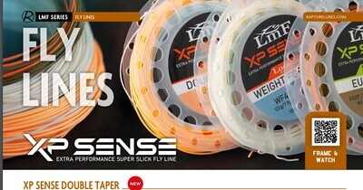 LMF loomis and franklin  xp sense  super slick floating  fly lines 3/4 wt