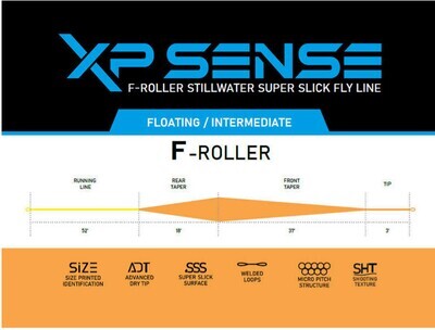 LMF F ROLLER FLY LINES  for extended  roll  casting from  the shore , float and intermediate