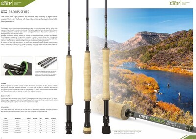 Loomis and Franklin Radius Fly rods