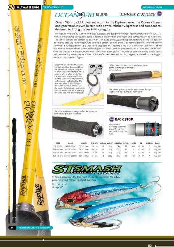 Oceran vib bluefin tuna popping rod