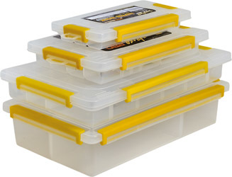 Lure boxes for soft plastics and rig bits  5 sizes