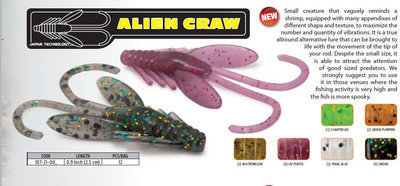 Alien Craw .   0.9 inch 12 pcs