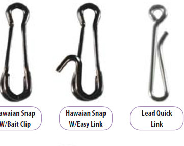 LEAD LINKS AND HAWAIIAN SNAPS