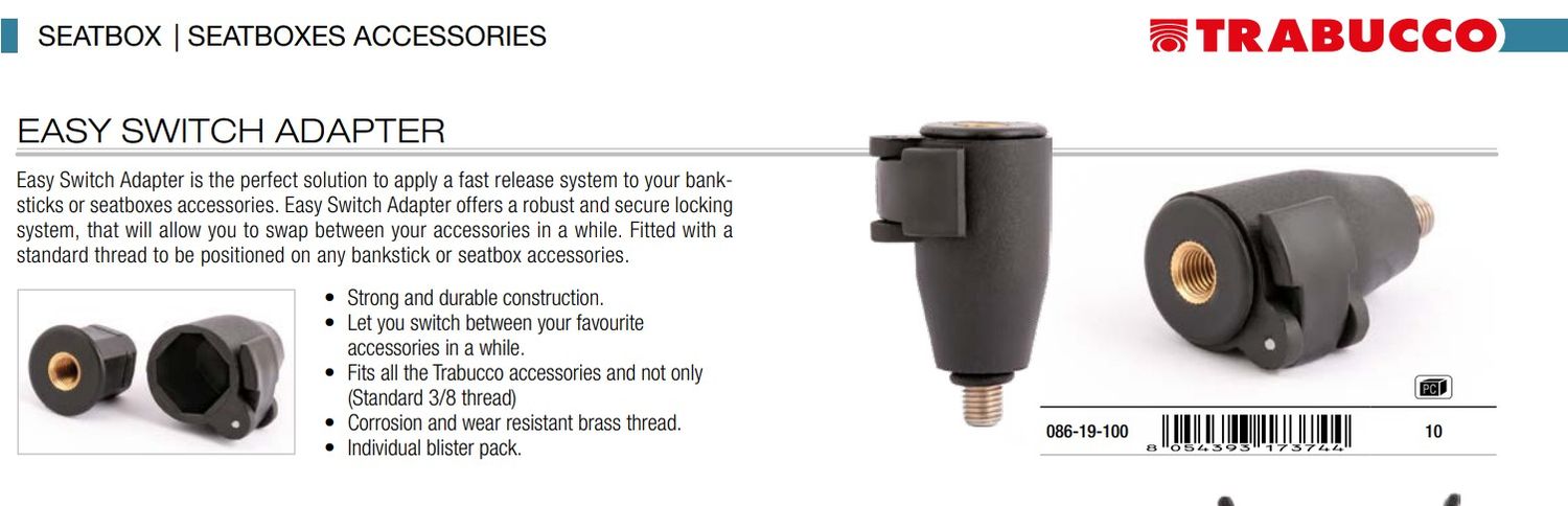easy switch adapter 36 mm adaptable to any seat box