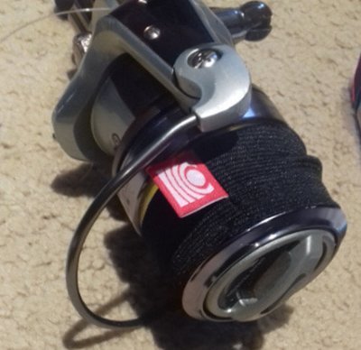 Reel bands for keeping line in place  2 per pack large size 50-80mm width
