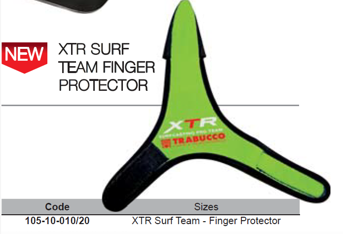 Finger protector for surf casting XPS surf