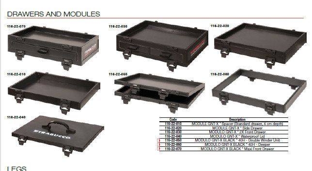 GNT X36   SIDE DRAWERS AND MODULES