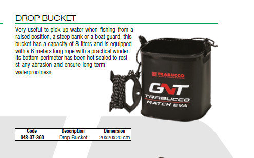 Drop Bucket with Lanyard