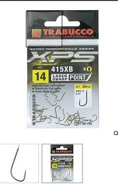 415 XB Match hook   25 per pack size 24 to 14