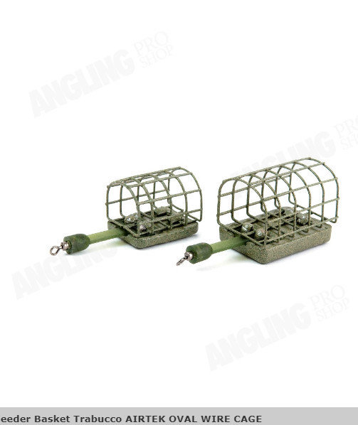 Oval wire  Cage feeder 30g 2 per pack  Trabucco Airtek  small size