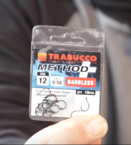 Shrinken Method hook   barbless  10  12   14 16