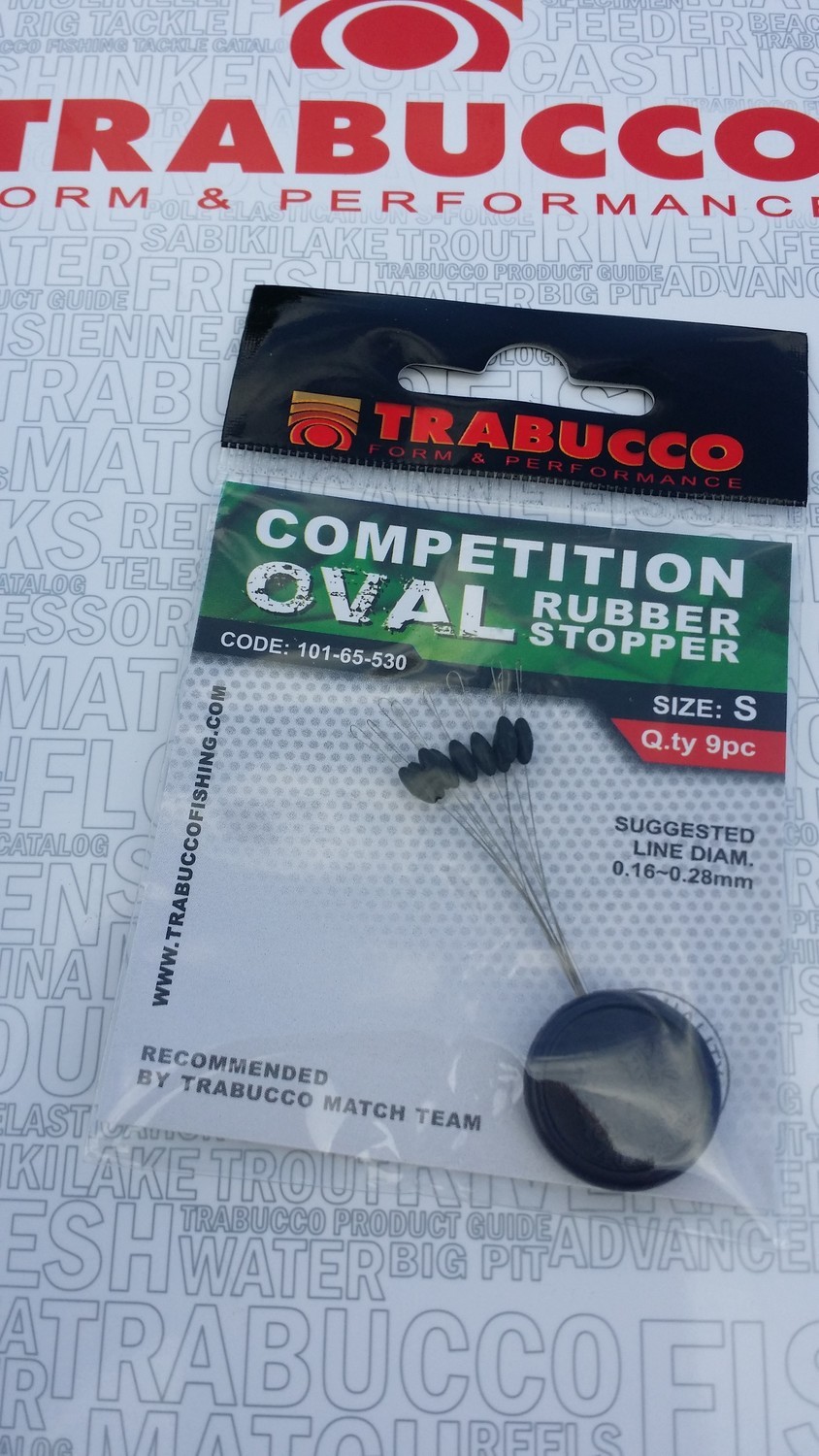 Rubber stops  Oval and stick shaped new 2015  sizes  up to line diameter .28mm