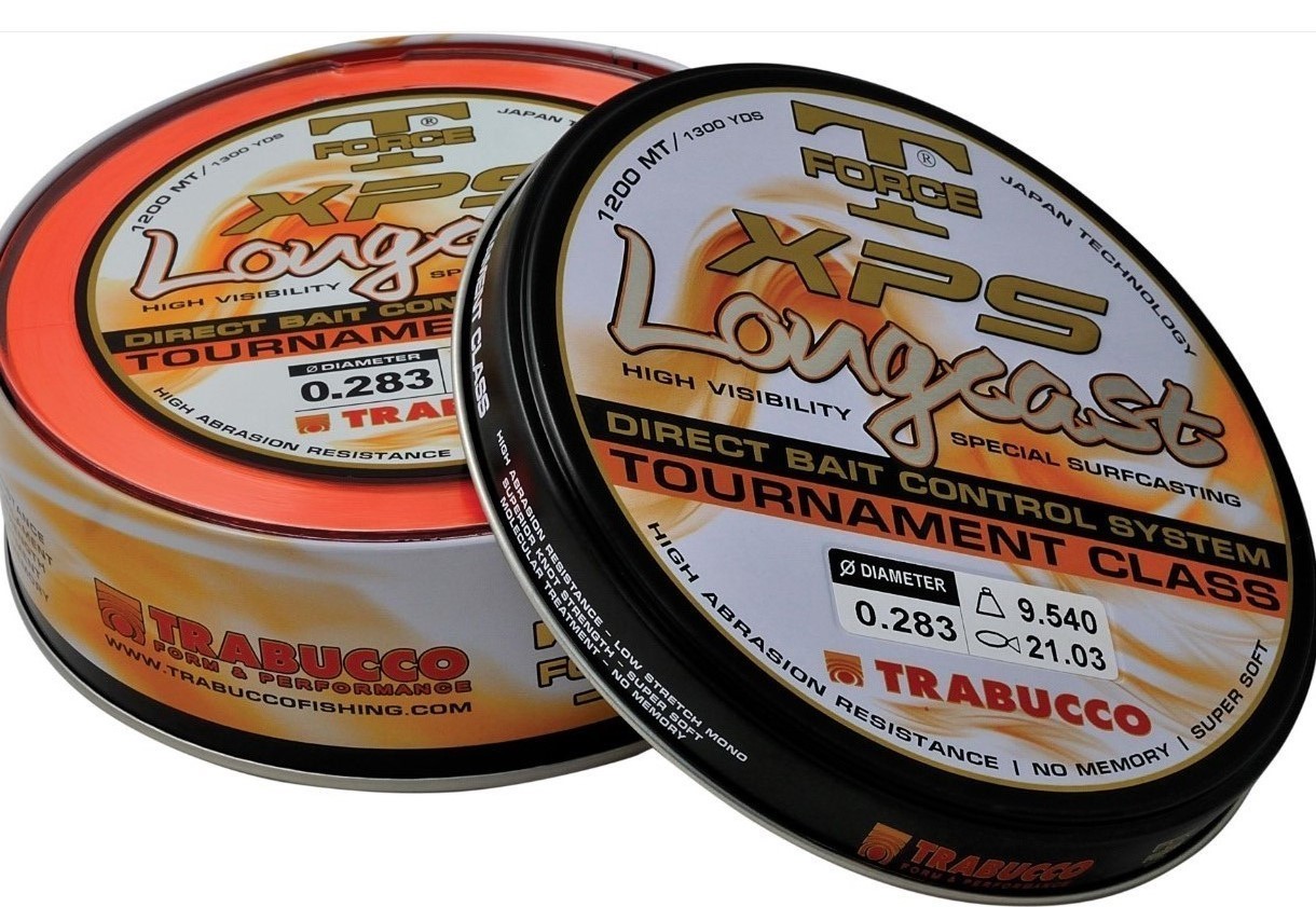 XPS Long Cast Fluorescent  1200m spools . soft and smooth, parallel wound  in presentation tin
