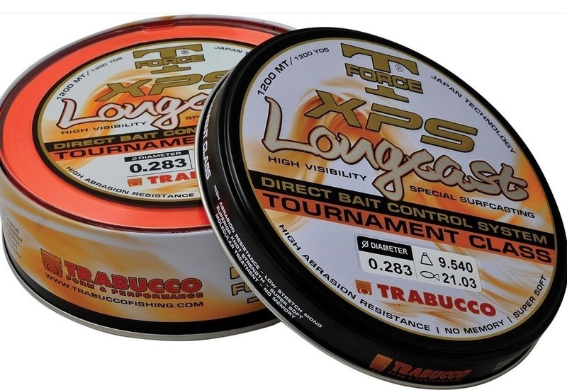 XPS Long Cast Fluorescent  1200m spools . soft and smooth, parallel wound  in presentation tin