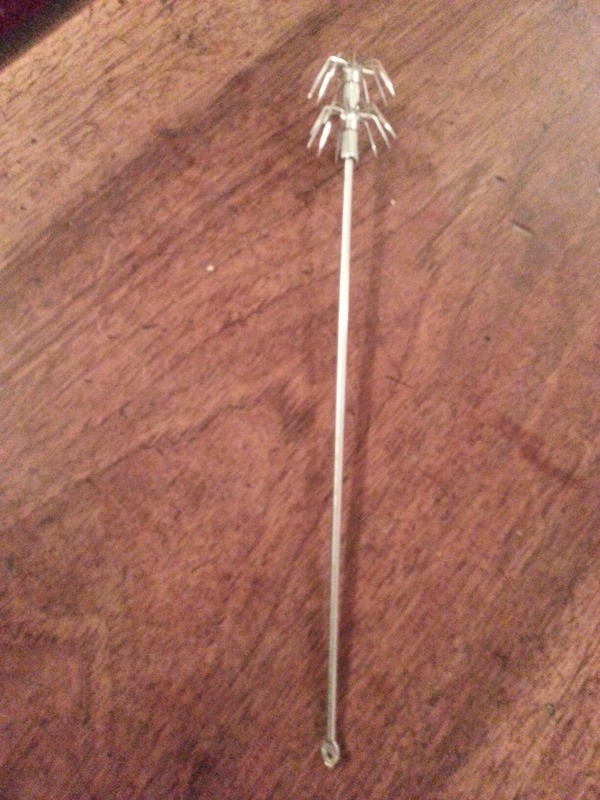 Squid bait pin for presenting fresh baits to Squid  2 per pack 180mm