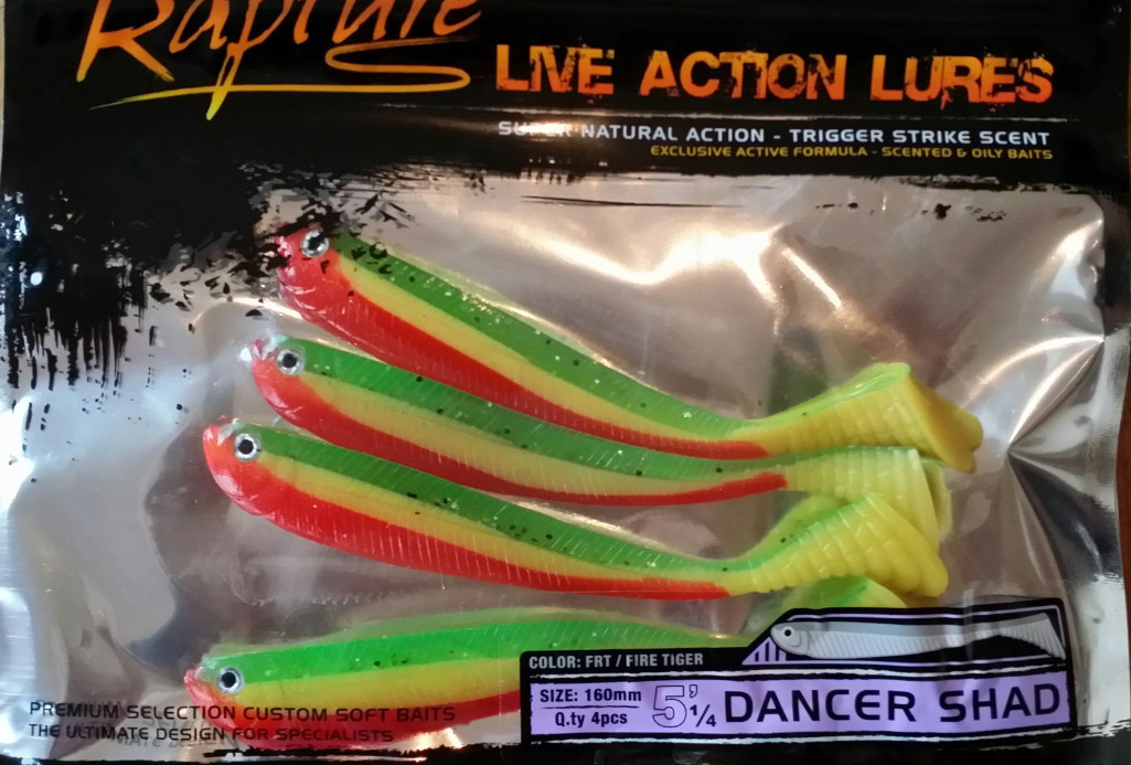 Dancer shad    5 .5 inch    4 per pack