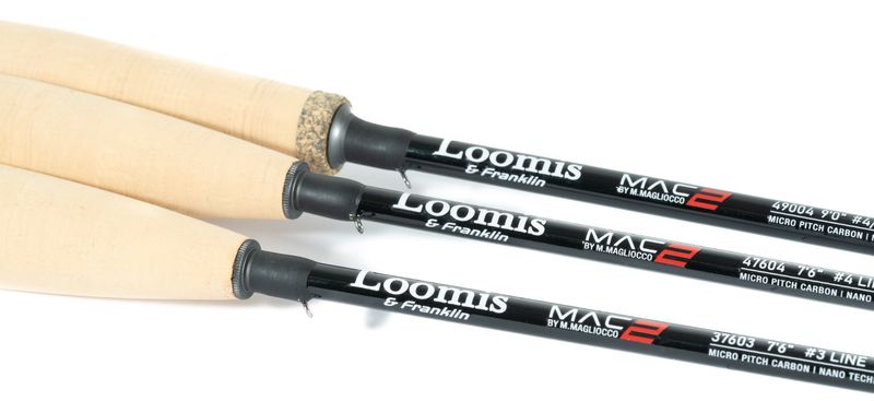 Loomis and Franklin Mac 3 7ft 6 3 wt with 2 tips for TLT long cast  technique