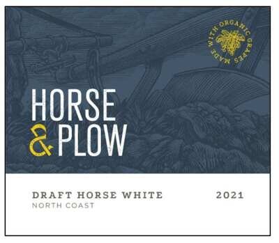 2021 Horse & Plow Draft Horse White