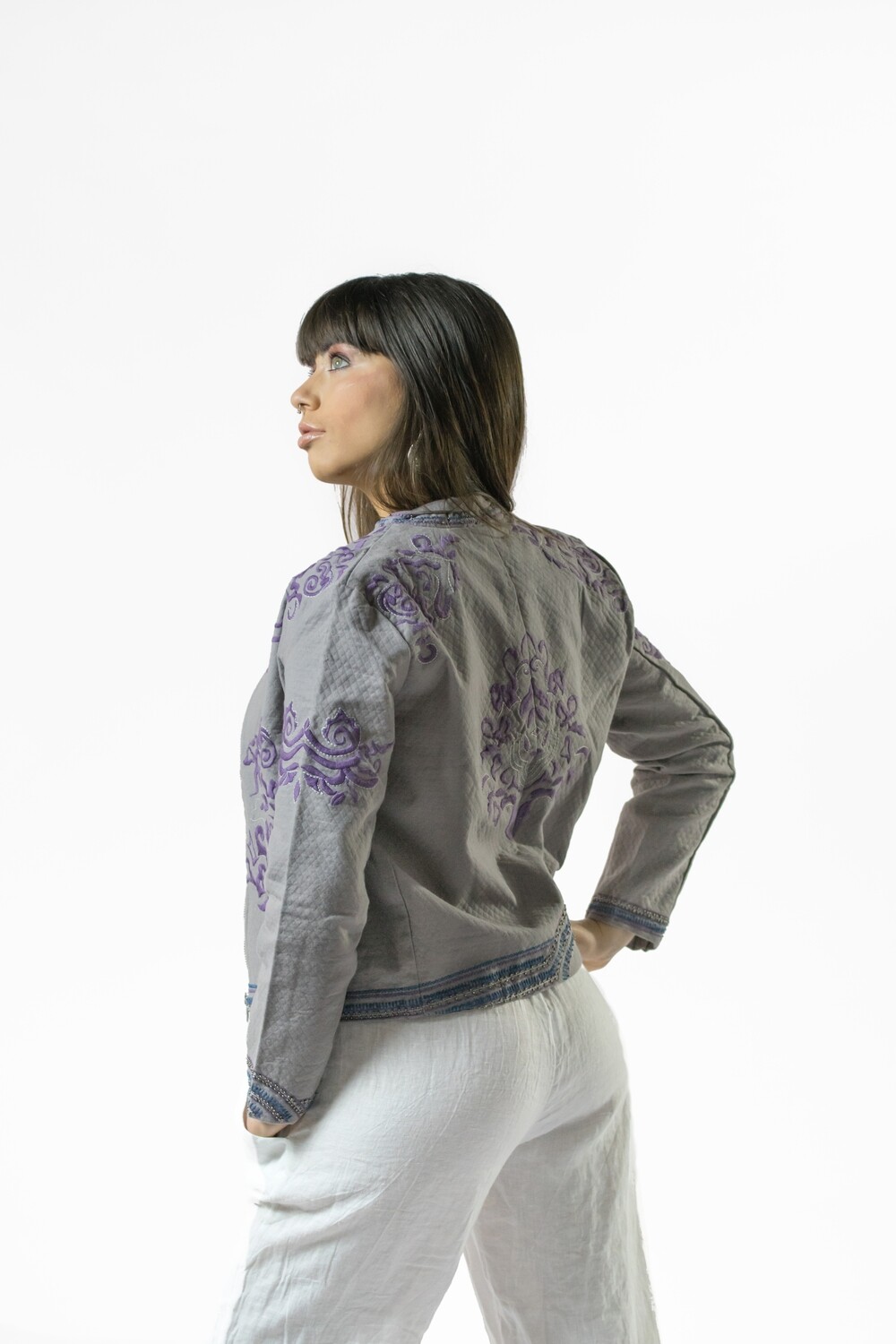 Campera Bordada