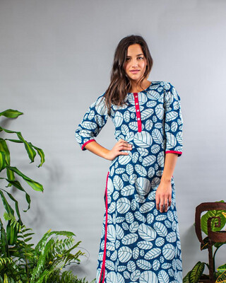 Vestido índigo 