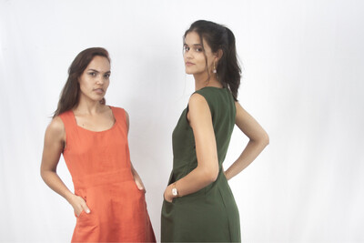 ALBA DRESS LINO