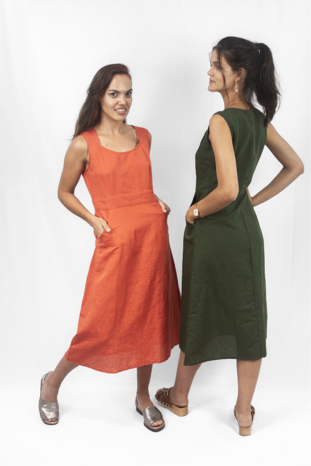 ALBA DRESS LINO