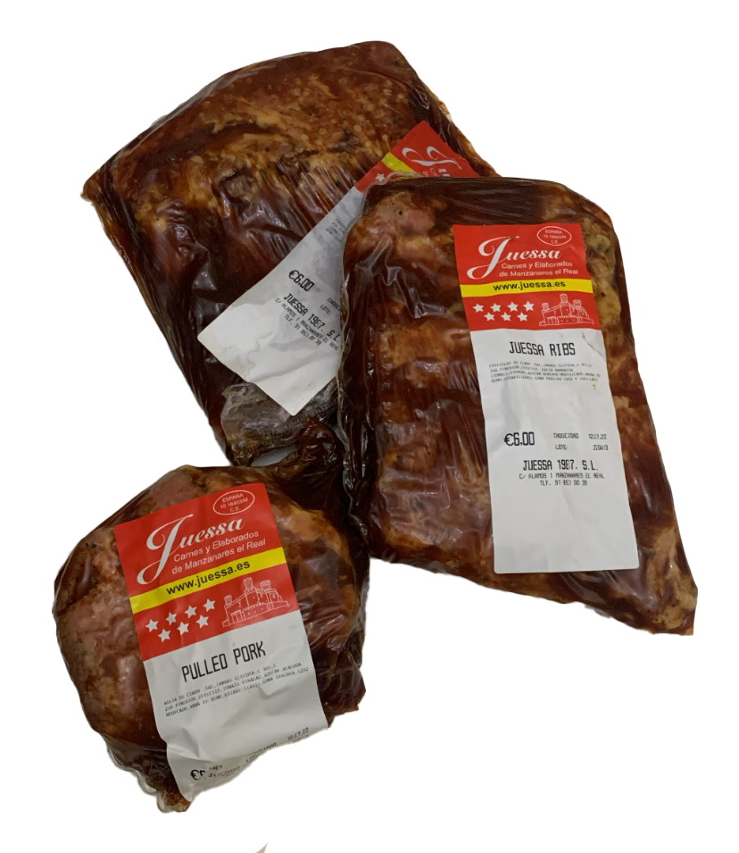 2 Juessa Ribs + 1 Pulled Pork