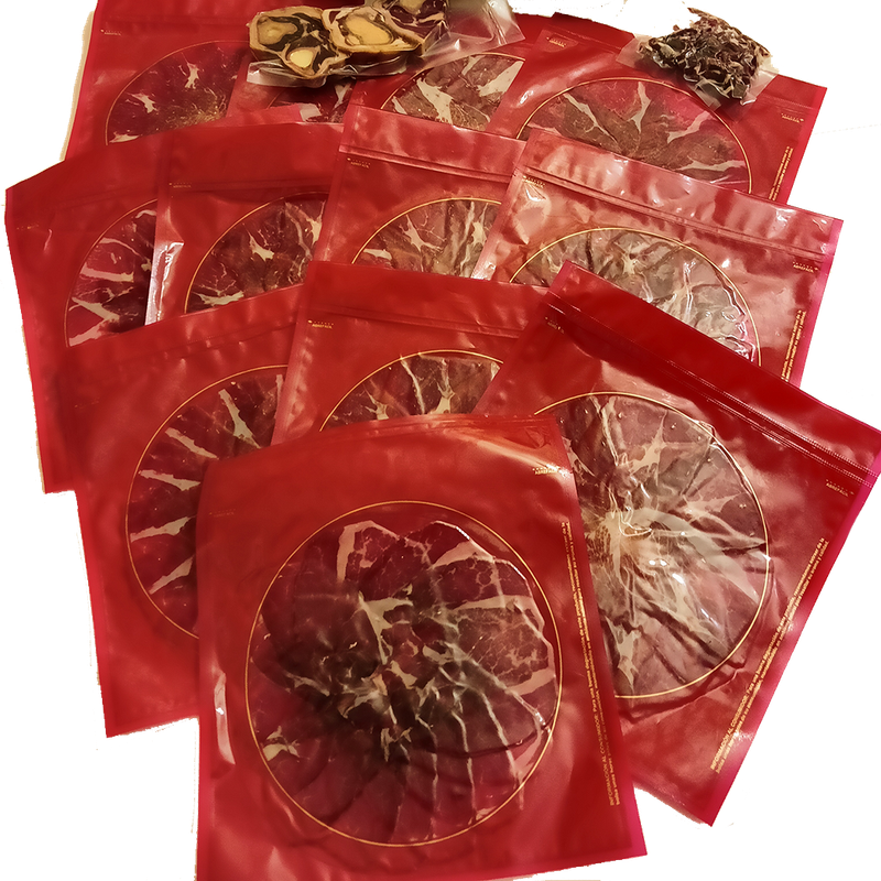 Caja Jamon Bellota Cortado a cuchillo