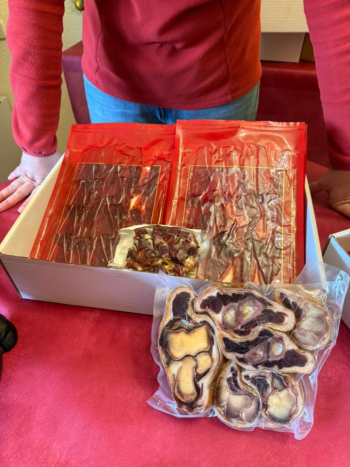 Caja Jamón Cebo Iberico Loncheado