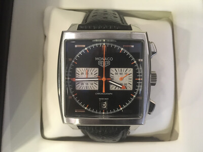 Tag Heuer Monaco watch mens chronograph quartz Tag Heuer Monaco watch mens chronograph quartz