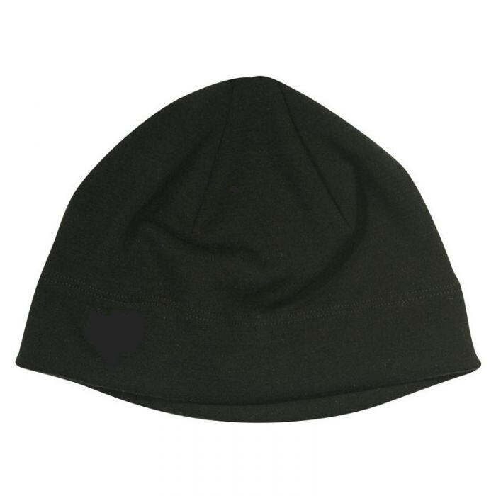 100% New Zealand Merino Wool 18.8 micron beanie BLACK