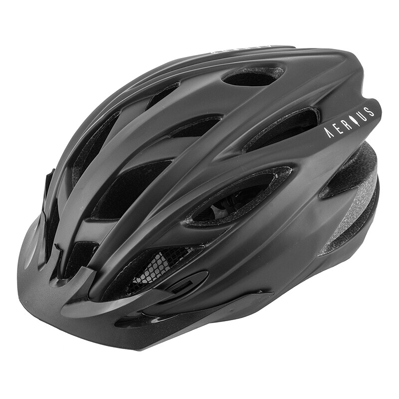 AERIUS RAVEN ALL PURPOSE IN-MOLD MATTE BLK 20 VENT HEAD LOCK LG/XL