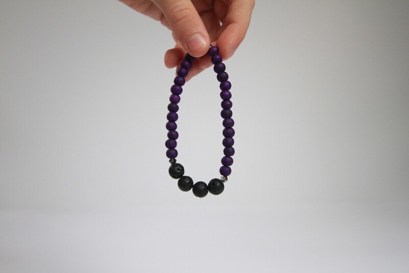 6mm Lava Bead Bracelet