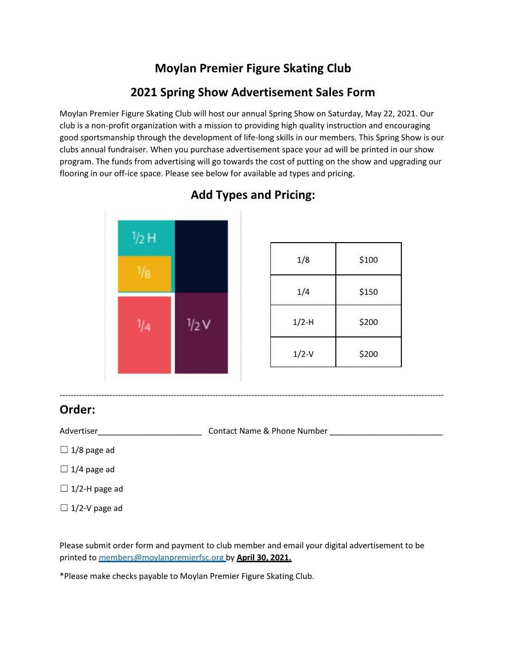1 8 Page Ad Template 1 8 Page Ad Template