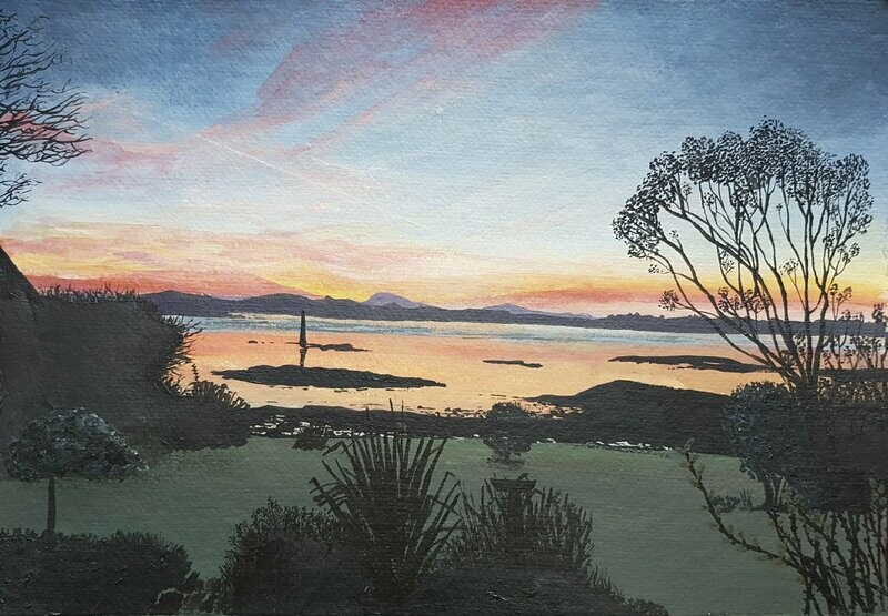 Sunrise over Cloughey