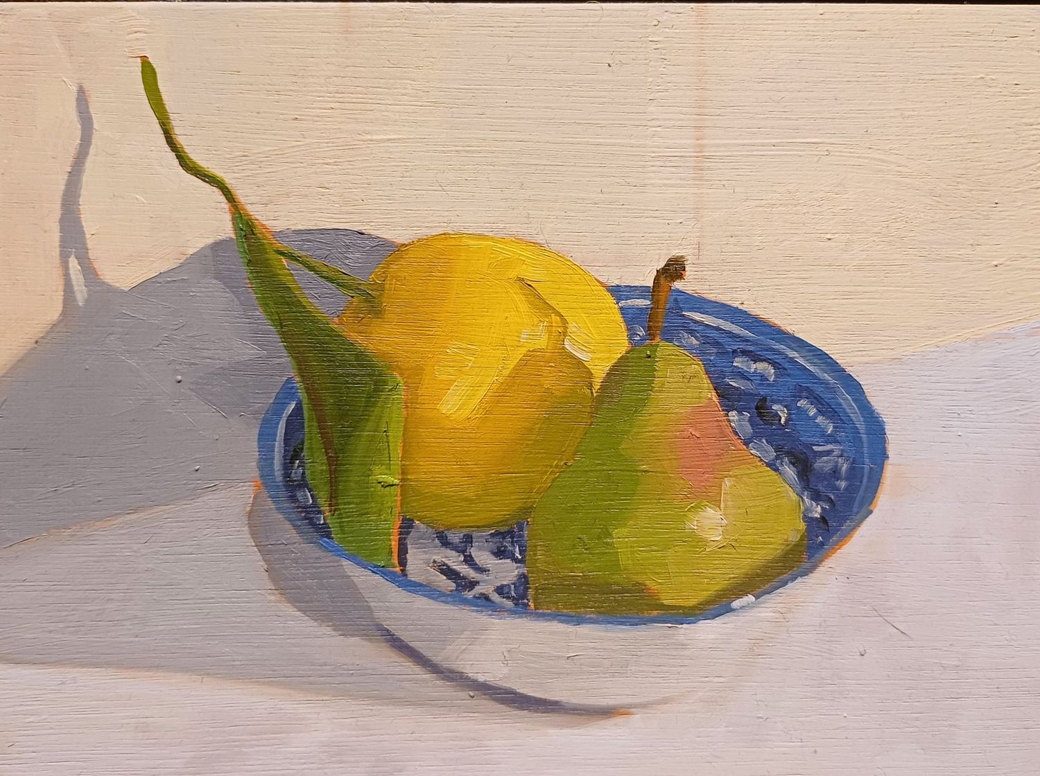 Lemon & Pear in a bowl