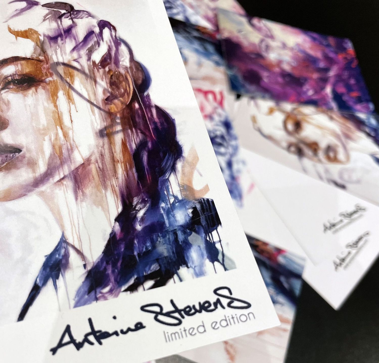 4 postcards set