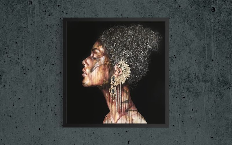 KAHINA 50X50 cm * *KAHINA – tirage d’art 50x50cm signé et numéroté*
* *Œuvre KAHINA Antoine Stevens – édition limitée pleine page*