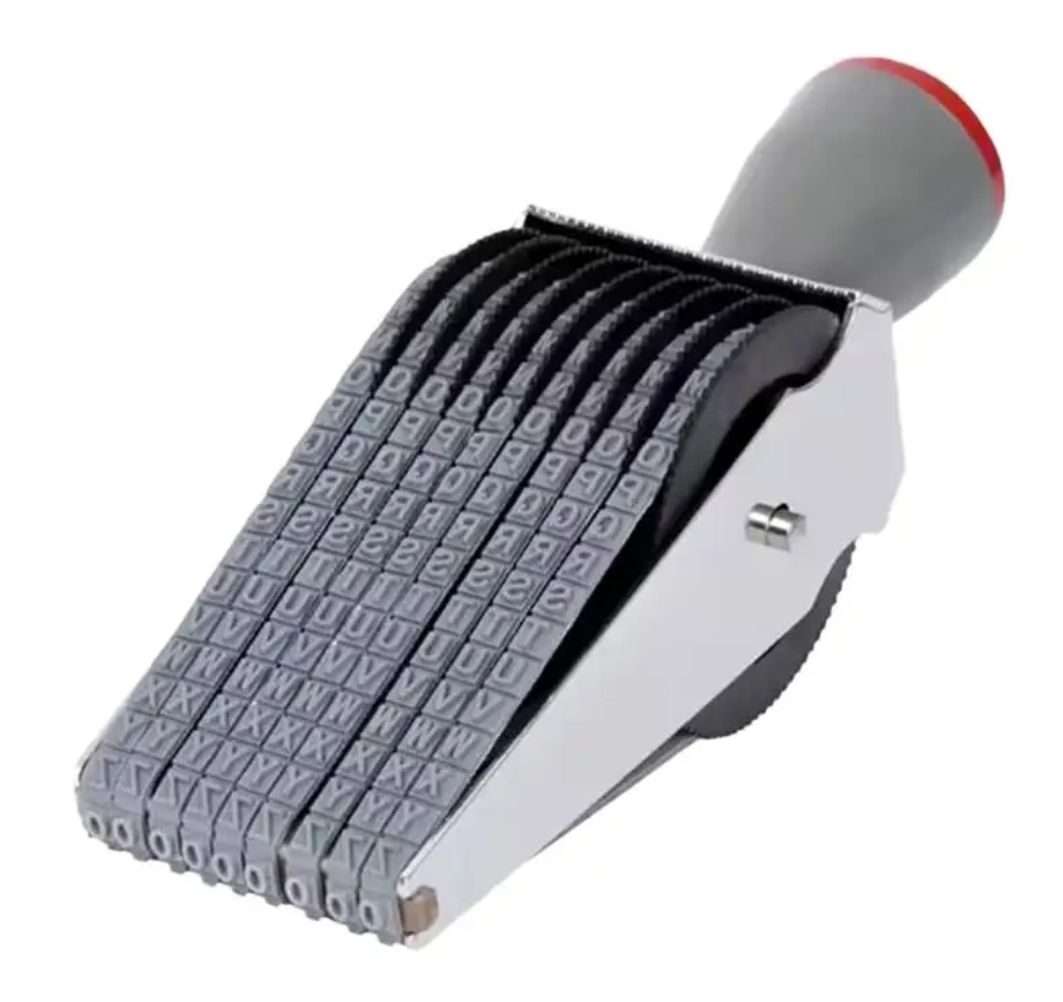 Numeratore manuale 0-9 e A-Z