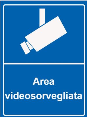 Targa videosorveglianza