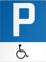 Targa posteggio per portatori di handicap