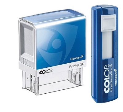 Timbro per indirizzo Colop Printer 30 personalizzato + Colop Pocket 30 (46x17mm)