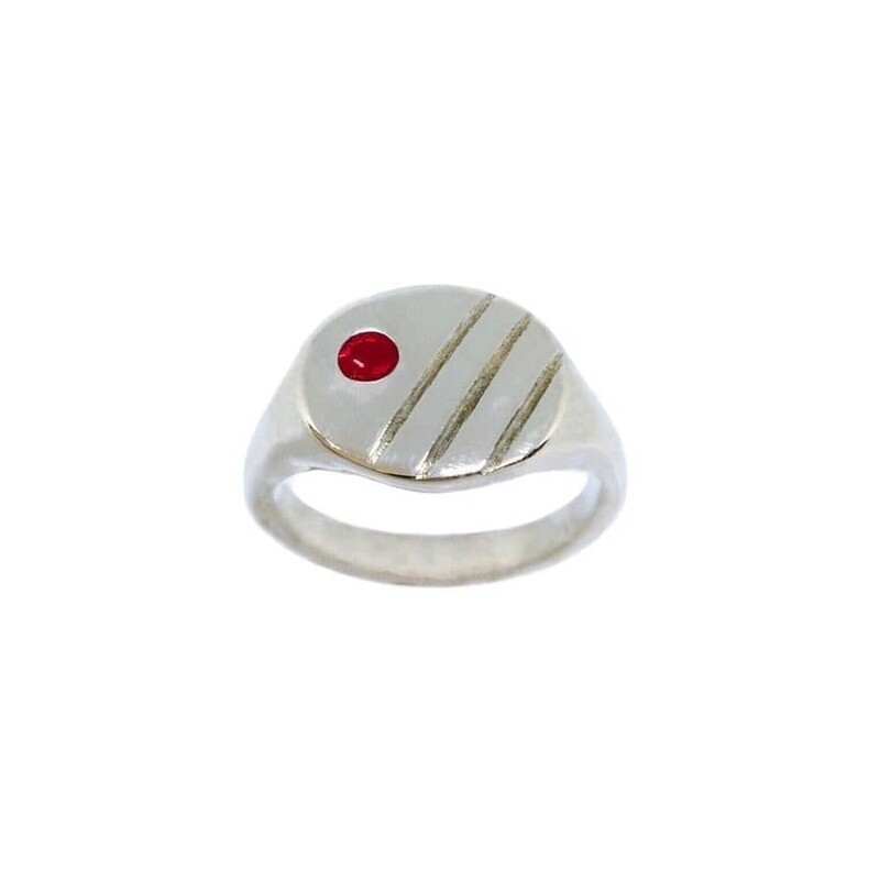 Anello Chevalier Rosso