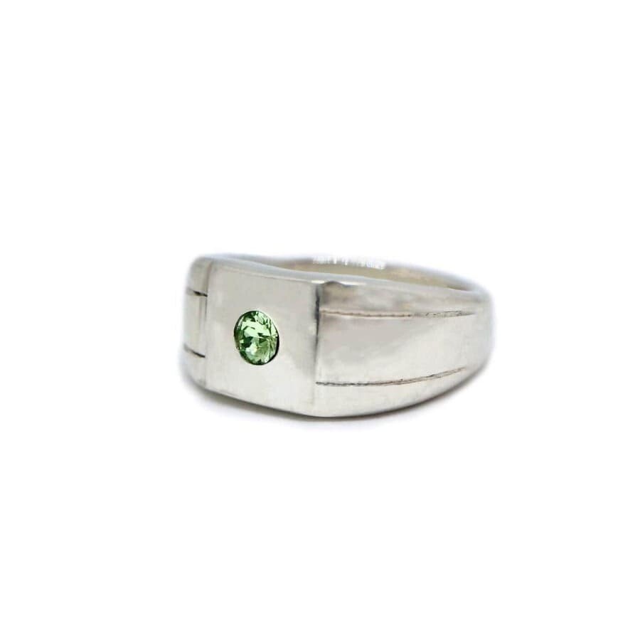 Anello Square Verde