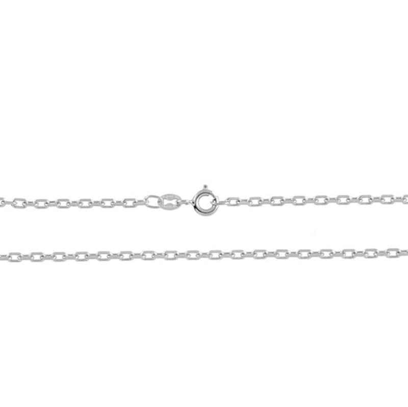 Catenina Forzatina 18kt bianco