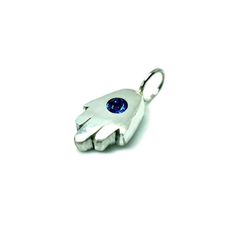 Pendente Mano di Fatima Blu