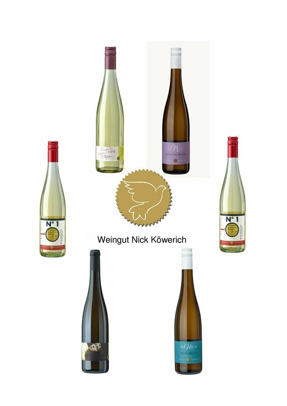 Nick Köwerich x Probierpaket - 6 Flaschen Weingut Nick Köwerich Nick Köwerich x Probierpaket - 6 Flaschen Weingut Nick Köwerich