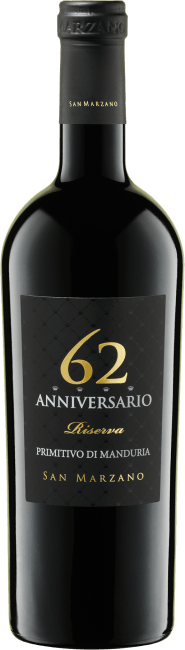 San Marzano - I Migliori - Anniversario 62 Primitivo di Manduria Riserva