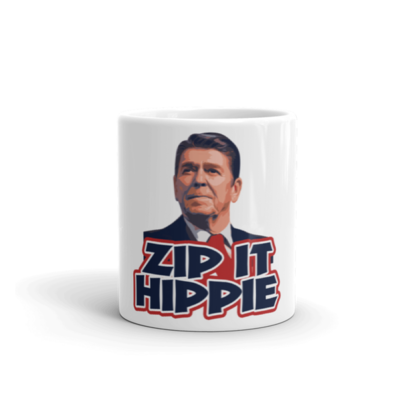 Coffee Mug - Zip It Hippie